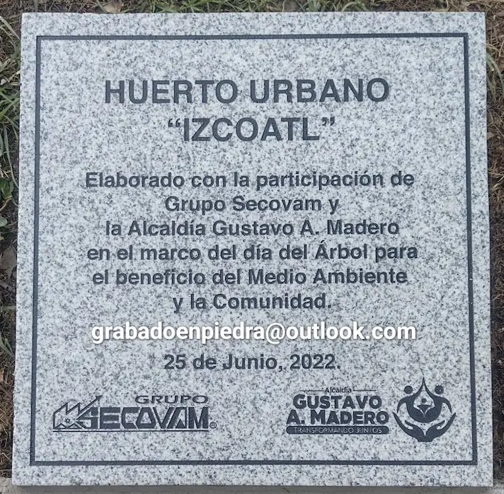 Placas Conmemorativas en Piedra